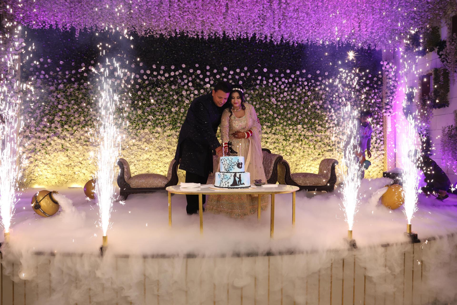 Moment Between Bride and Groom